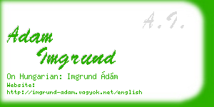 adam imgrund business card